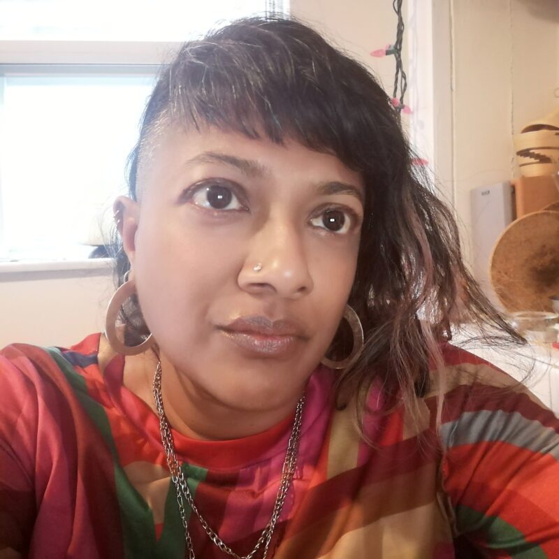Portrait of artist Gitanjali.