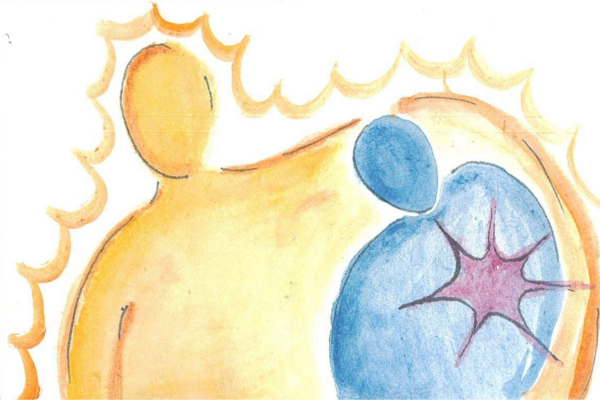 Art Corner (2) Hand drawn Postcard